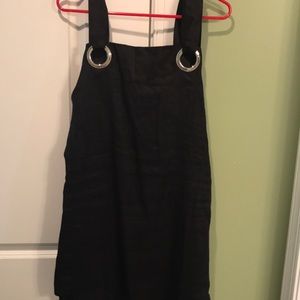 BNWT Free People Black Linen mini dress